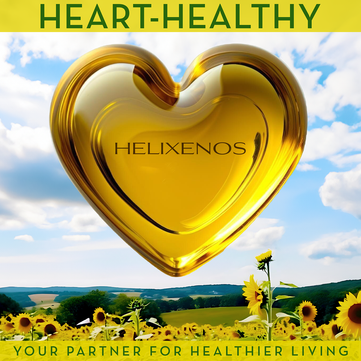 3 Pack Helixenos 100% High Oleic Sunflower Oil 5L