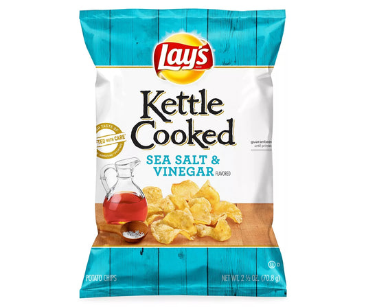 Lays Kettle Cooked Sea Salt & Vinegar